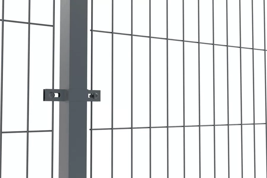 Panel ogrodzeniowy antracyt, 123x250 cm, oczko 50x200 mm, drut 4 mm