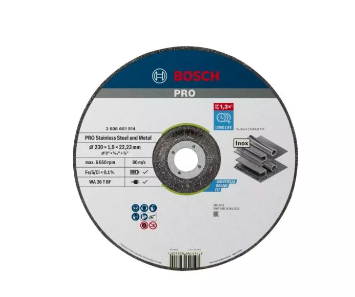 Tarcza docięcia metalu 230x22x1,9 Bosch
