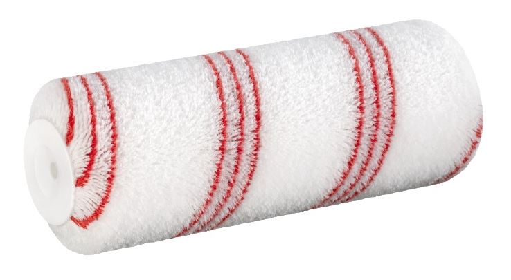Wałek malarski 18 cm poliamid C54 potrójny czerwony pasek