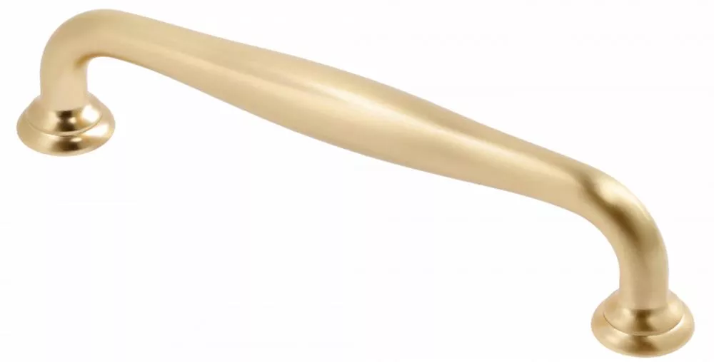 Uchwyt meblowy Stilo 128 mm złoto szczotkowane