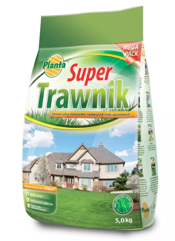 Mieszanka gazonowych Super trawnik 5 kg