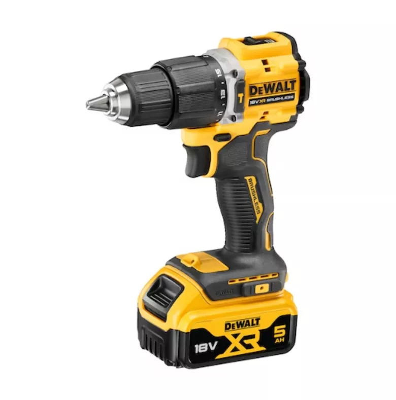 Wiertarko-wkrętarka udarowa 2x5Ah 18V XR DCD100YP2T Dewalt silnik bezszczotkowy