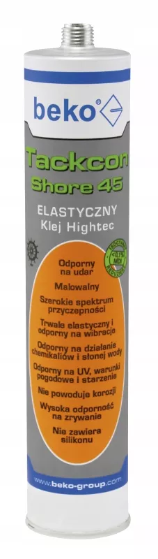 Klej elastyczny Tackcon czarny 310 ml BEKO